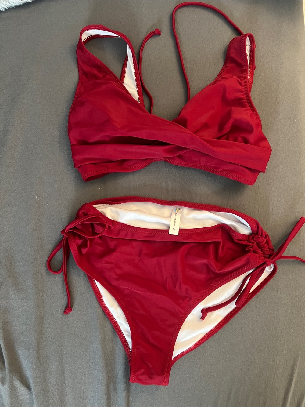 Wine colored Two-Piece Bikini Set